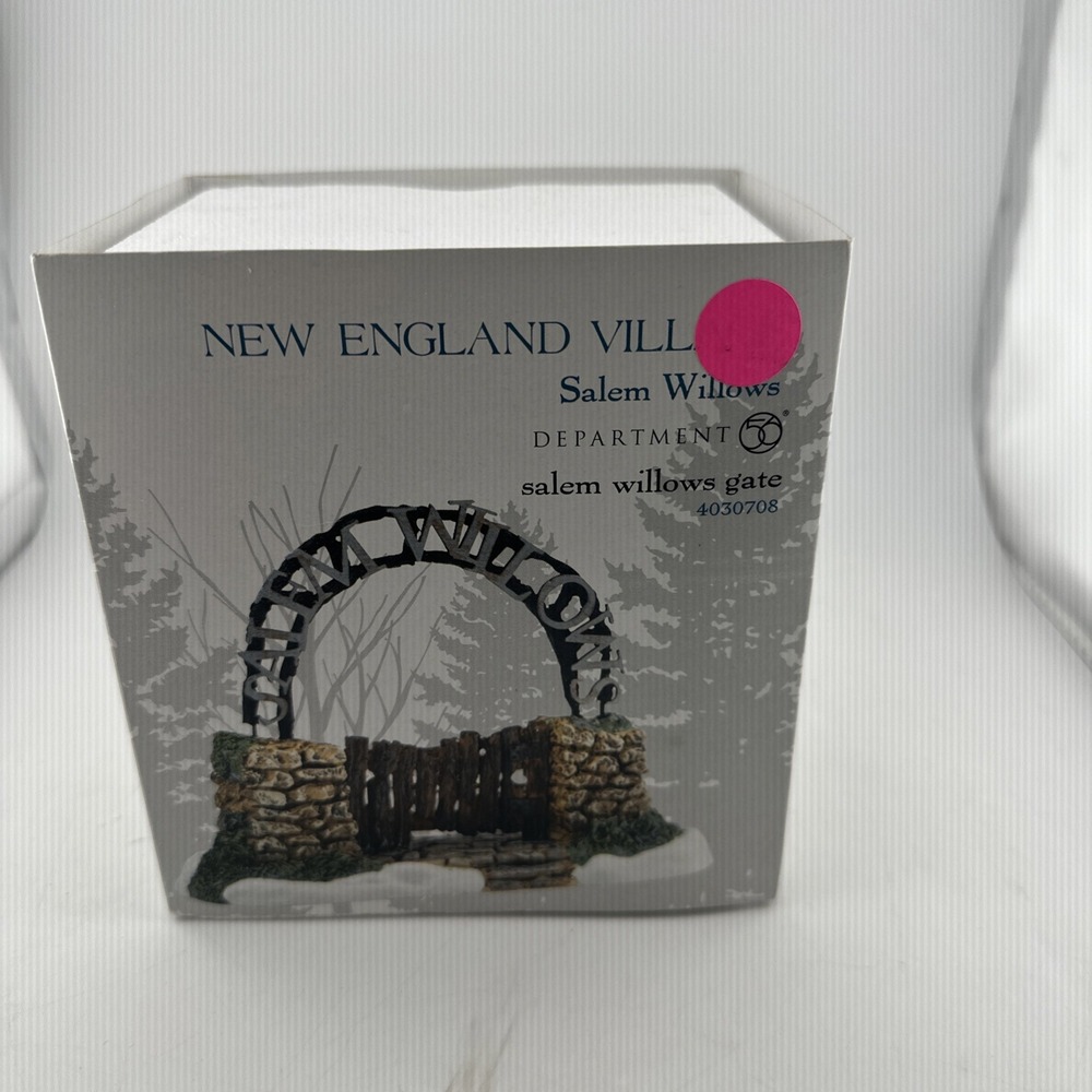 Dept 56 4030708 Salem willows gate New England village accessory